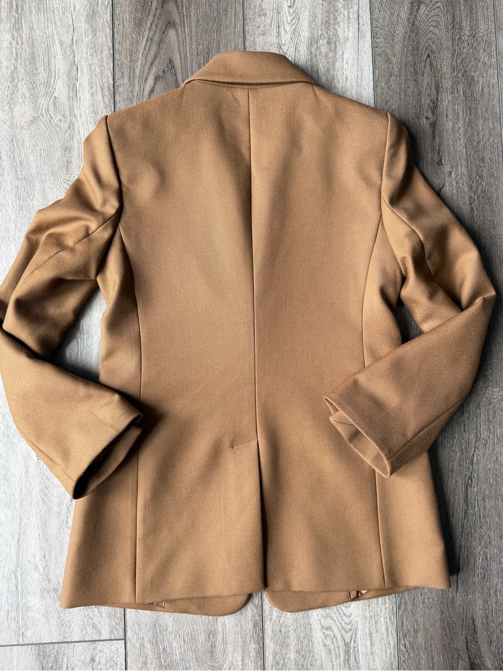 Banana Republic- Lido 100% Wool Classic Camel Blazer with Tan Lining - Picture 10 of 10